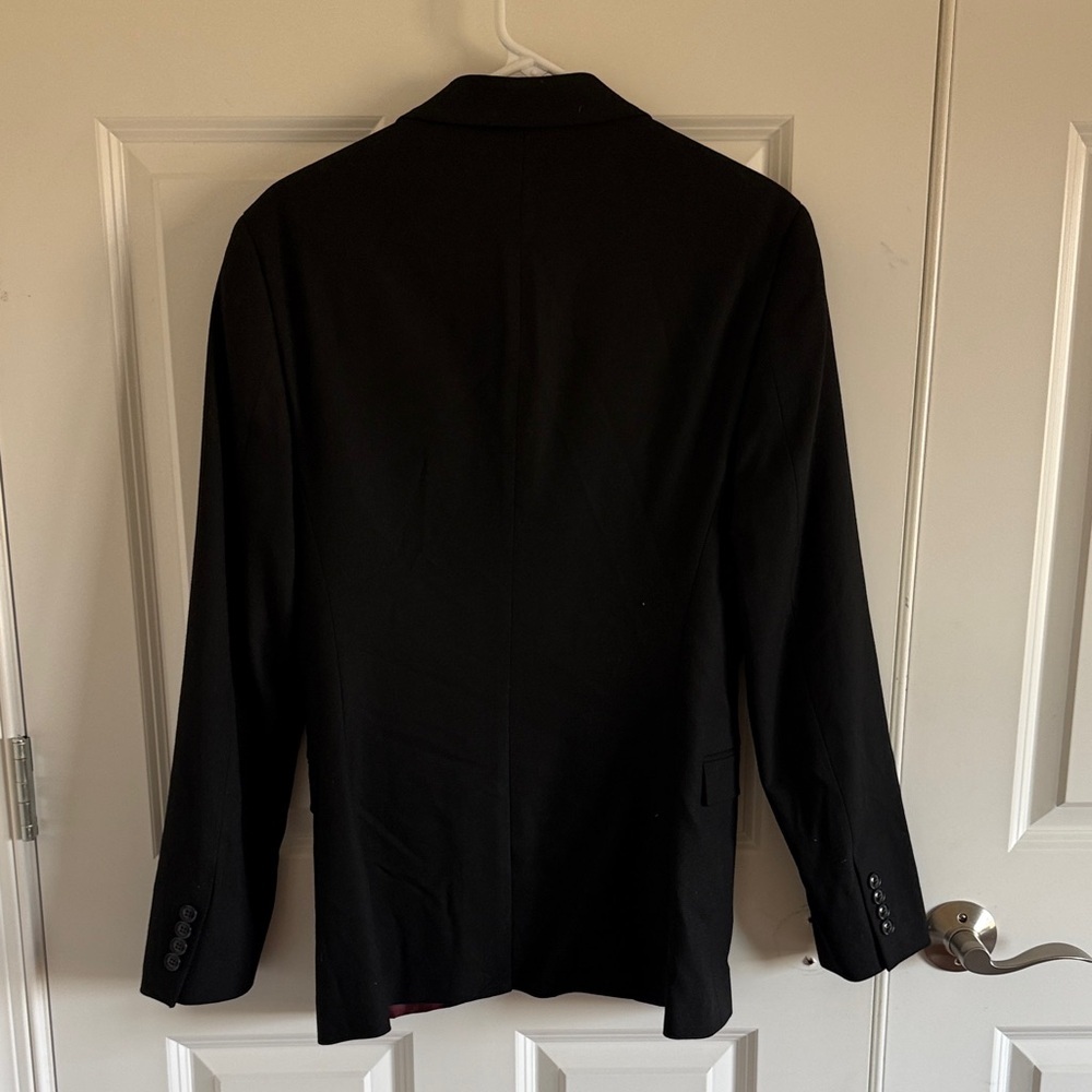 NWOT Topman Size 36R Skinny Classic Black Men's Blazer - Picture 5 of 6